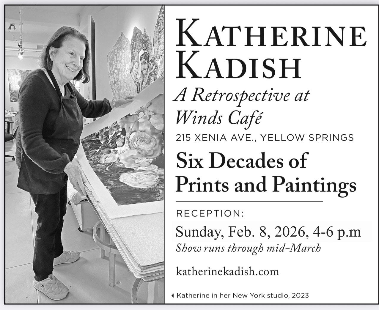 Katherine Kadish - A Retrospective at Winds Cafe