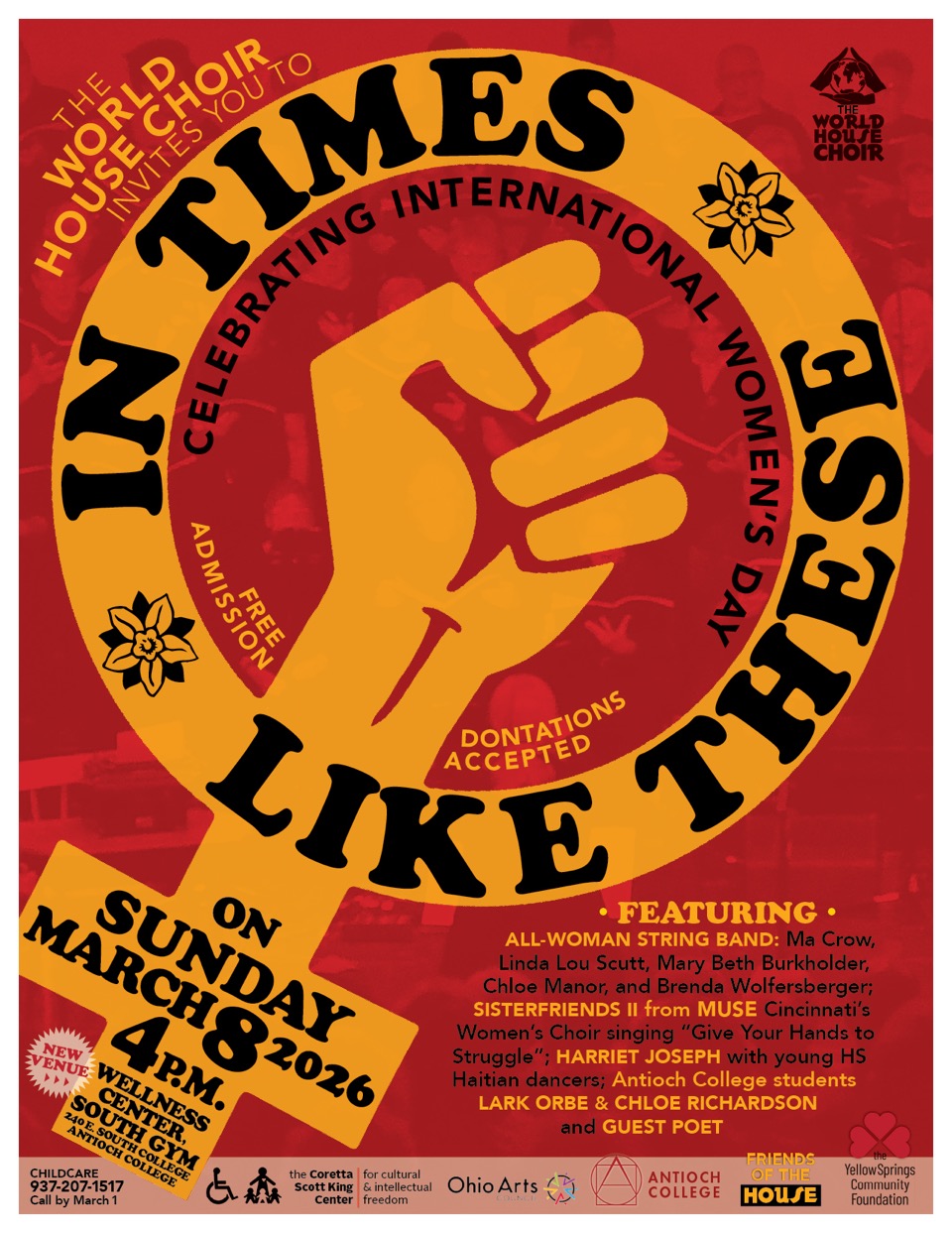 "IN TIMES LIKE THESE" International Women's Day Celebration - World House Choir