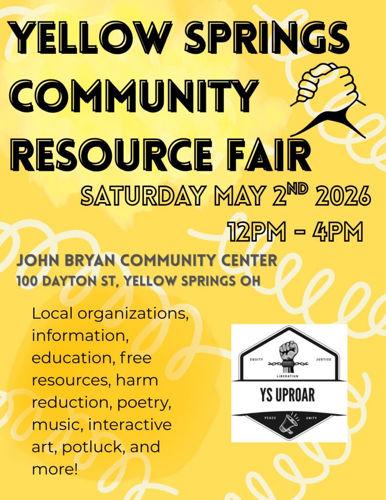 YS 2026 Community Resource Fair 2 Yellow Hello May Flyer