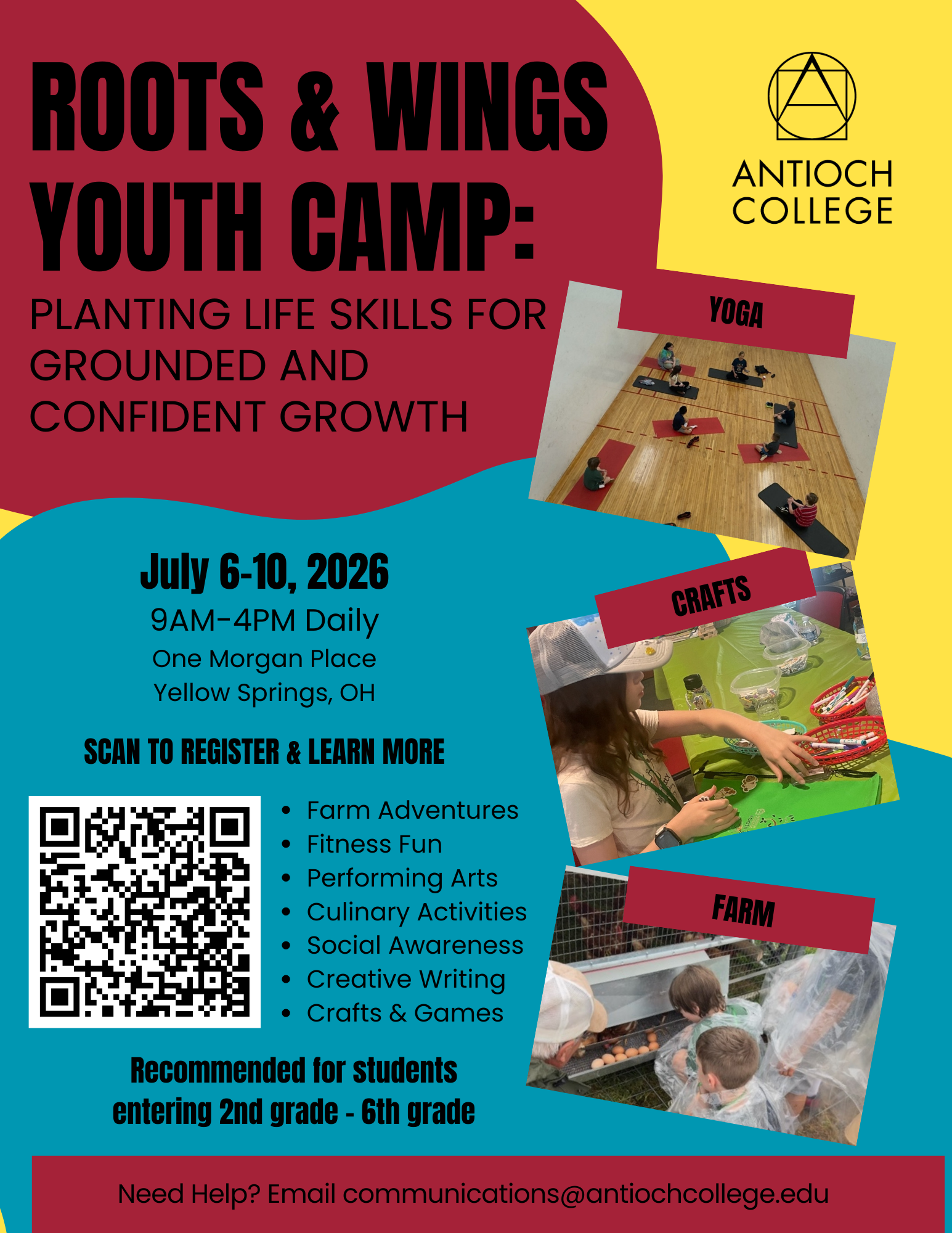 Antioch College Roots & Wings Youth Camp