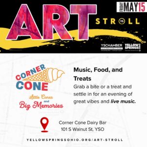 YS Art Stroll - Friday, May 15 12 Corner Cone Art Stroll
