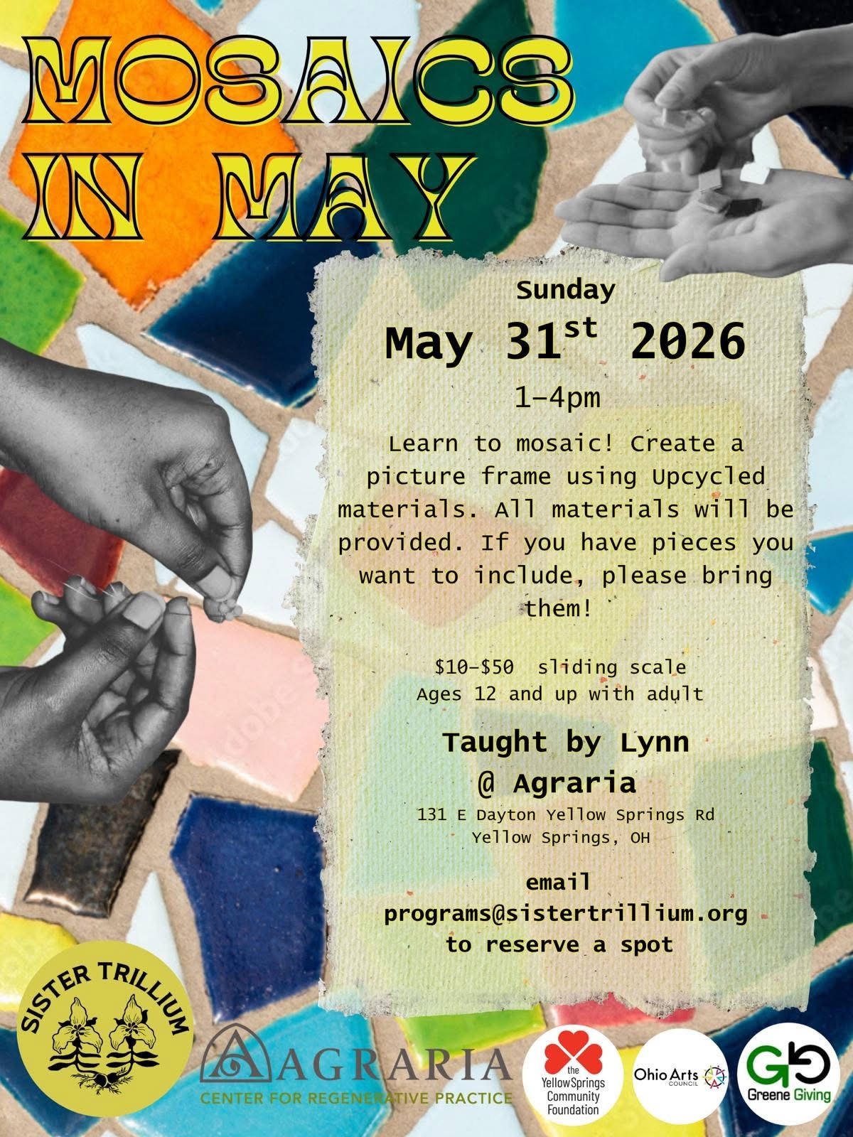 Mosaics in May: A Community Art Workshop