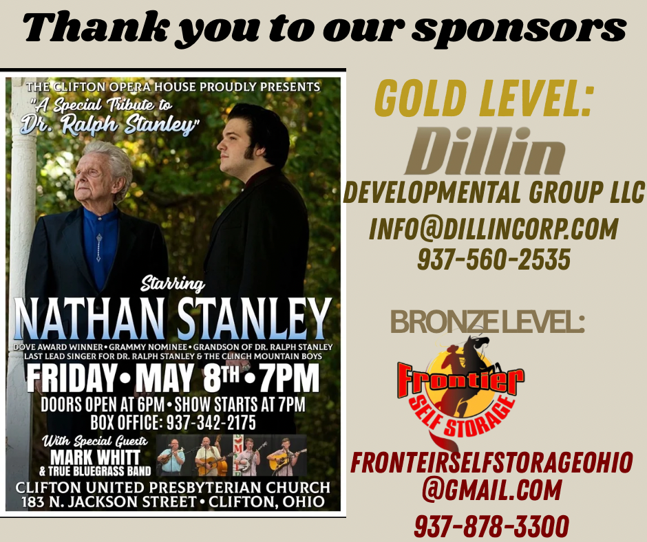 Clifton Opera House presents A Special Tribute to Dr. Ralph Stanley
