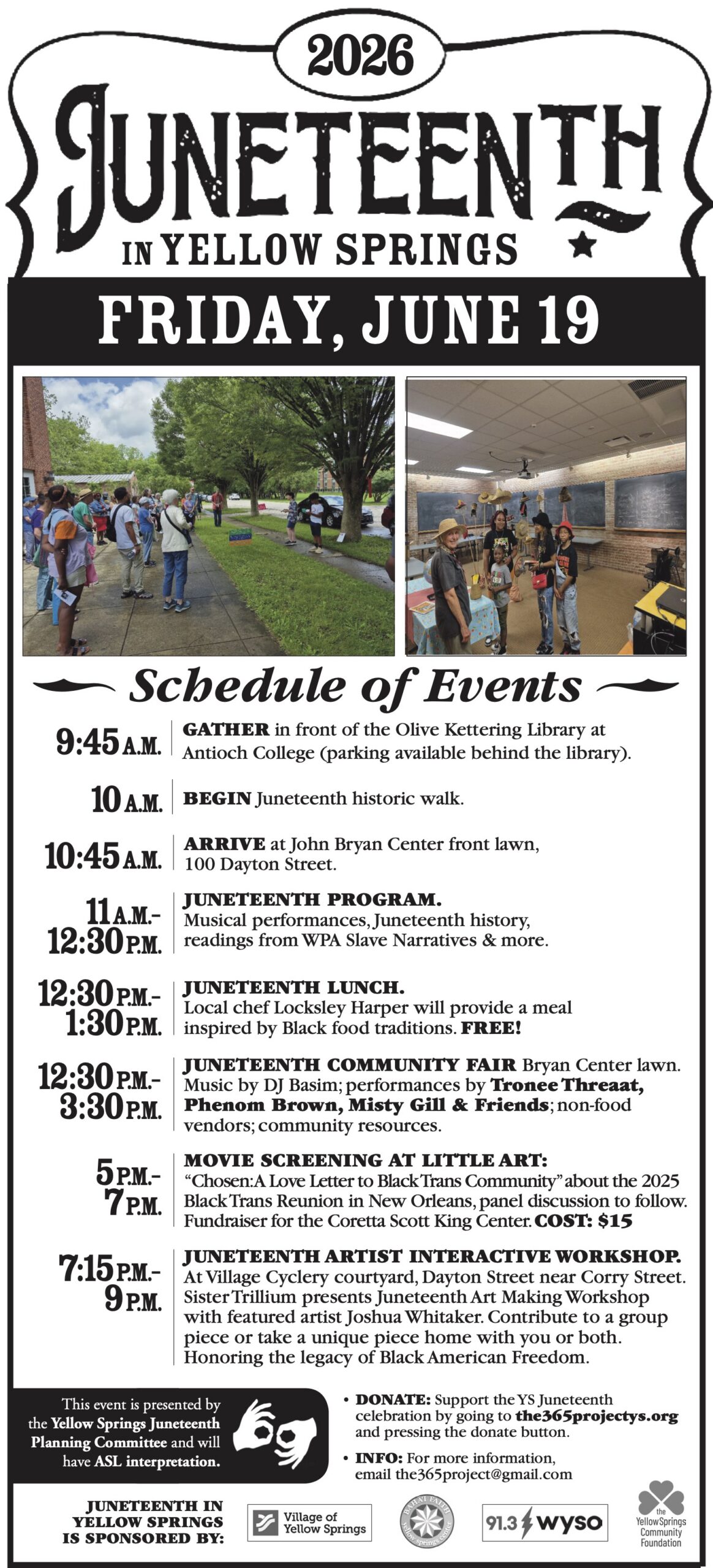 Junteenth In Yellow Springs - Day of Celebration