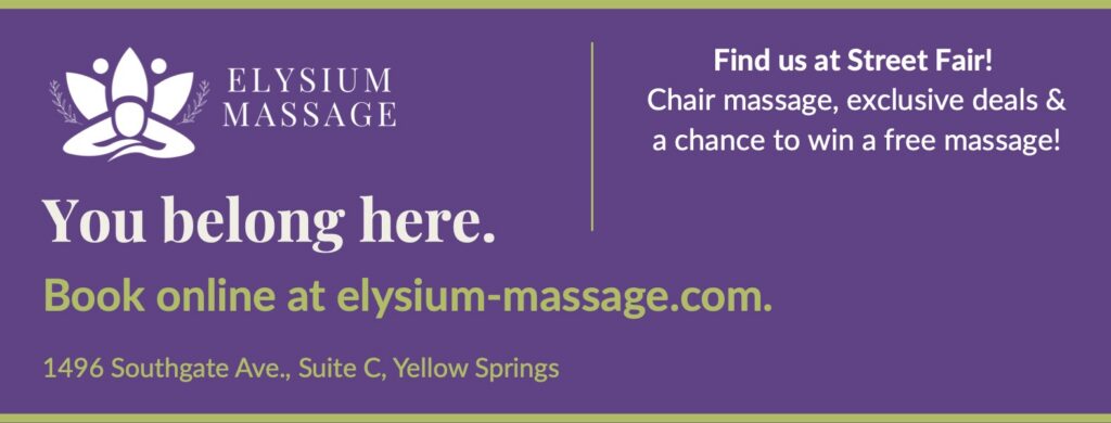 Elysium Massage YS Street Fair Ad 5.25 x 2 final