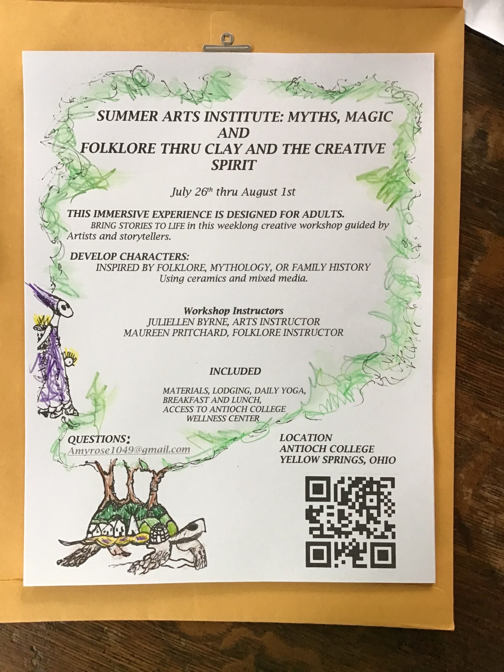 Myths, Magic and Folklore thru Clay and the Creative Spirit