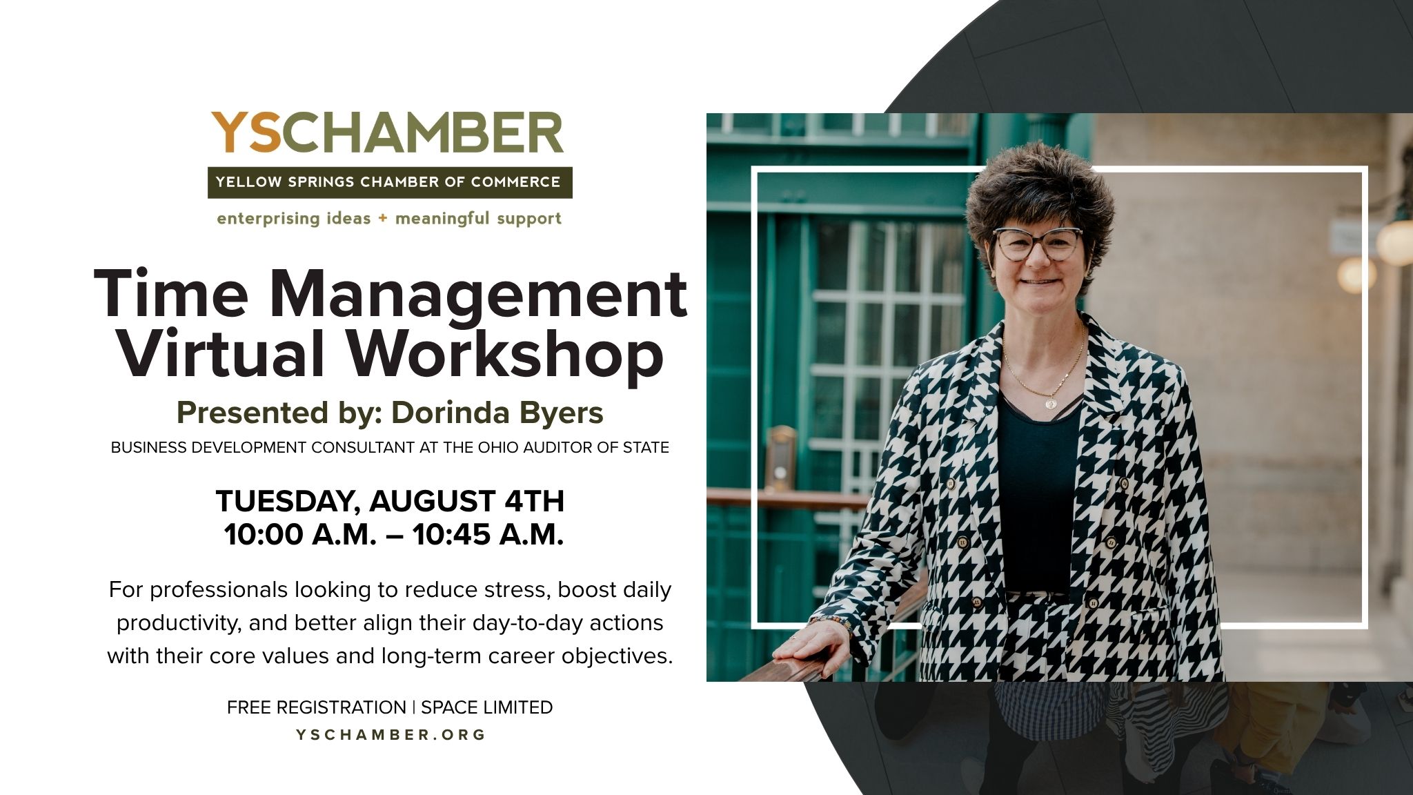 Time Management Virtual Workshop feat. Dorinda Byers