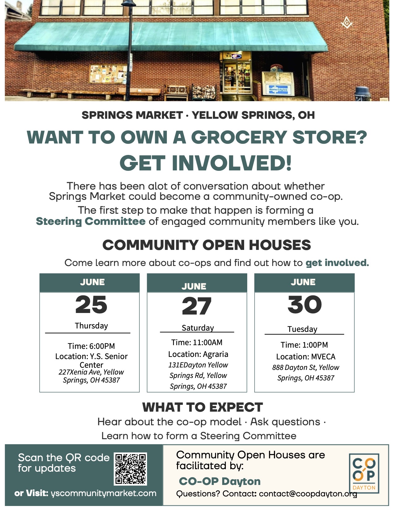 Springs Market Community Ownership Meeting