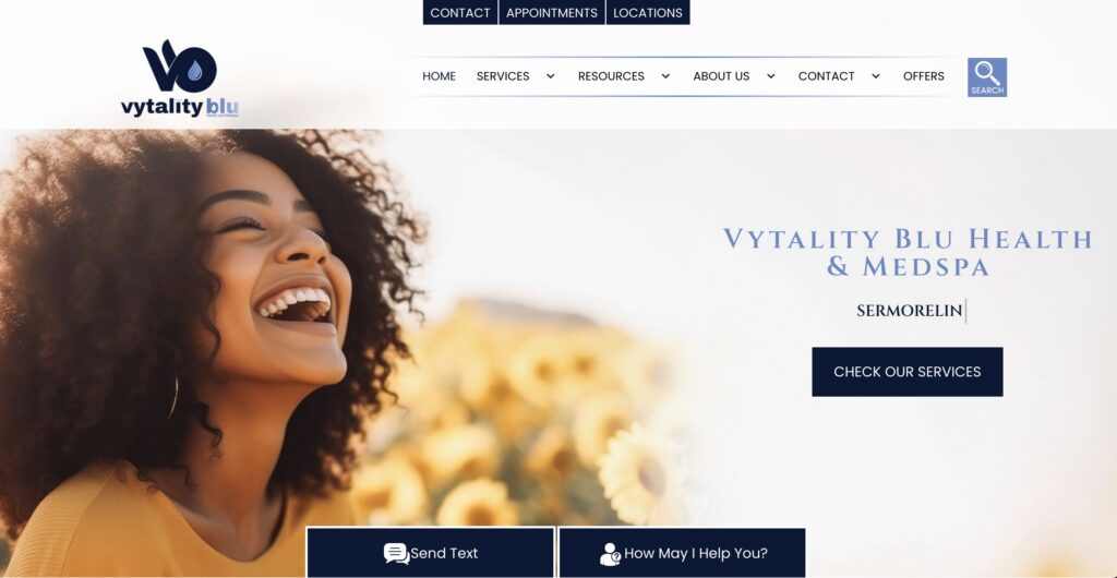 Vytality Blue Website